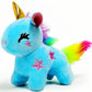 Blue Unicorn Stuffed Animals For Kids And Adults, Mini Plush Toys Key Chain, Cuddly Unicorns Plush Toy, Soft And Fun Stuffed Ani
