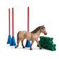 Schleich Farm World, Horse Toy For Girls And Boys, Pony Slalom Playset With Horse Figurine 12-Piece Set, Ages 3+