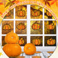 32 Sets Pumpkin Suncatchers Craft Kit DIY Window Stained Glass Effect Fall Pumpkin Paper Crafts Home School Classroom Autumn Tha