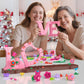 Booyuer Flower Building Set for Love, 791PCS DIY Romantic Floral Brick Kit, Graduation Gift, School Desk Decor, Room Decoration,