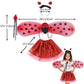Seawhisper Princess Girls Dress Up Trunk Clothes For Kids Toddler Pretend Play Fairy Ladybug Bee Butterfly Costume Accessories 3
