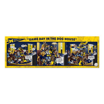 Youthefan Ncaa Michigan Wolverines Game Day In The Dog House 1000Pc Puzzle