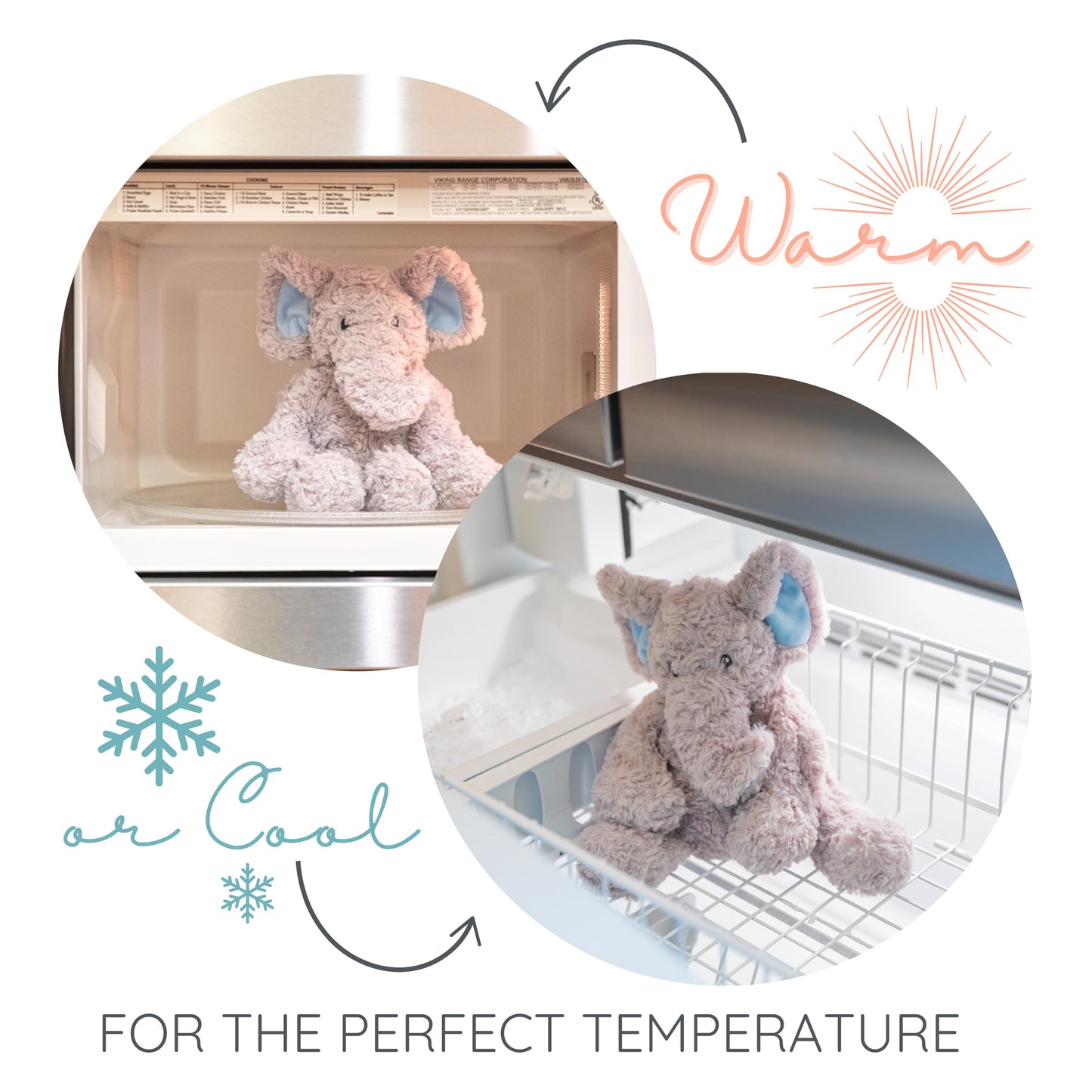 Warm Pals - Bippsy Bunny - 1.5Lbs - Cozy Microwavable Lavender Scented Plush Toys - Heated Stuffed Animal - Heatable Coolable Be