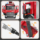 Beby Buty Toddlers Toys for Ages 3-5, Fire Truck with Ladder Toys for Toddlers Boys Girls, Lights & Realistic Sounds, Fire Truck