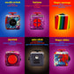 4-Pack Colorful Fidget Toy Cubes, Versatile Stress And Anxiety Relief Toys With Audible/Silent Features - Ideal For Focus, Time