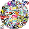 Wakemoodei Soccer Stickers 200Pcs Soccer Sports Stickers For Boys, Waterproof Vinyl Stickers For Water Bottles, Kids Stickers So