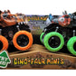 Aeromax Dino-Faur Mini Friction Powered Push N Go Truck Trex And Triceratops 2 Pack (Pbdb-C)