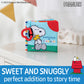 Kids Preferred Peanuts Snoopy Baby Stuff Fun Crinkle Book with On The Go Travel Clip Teether Soft Sensory Book for Babies & Todd