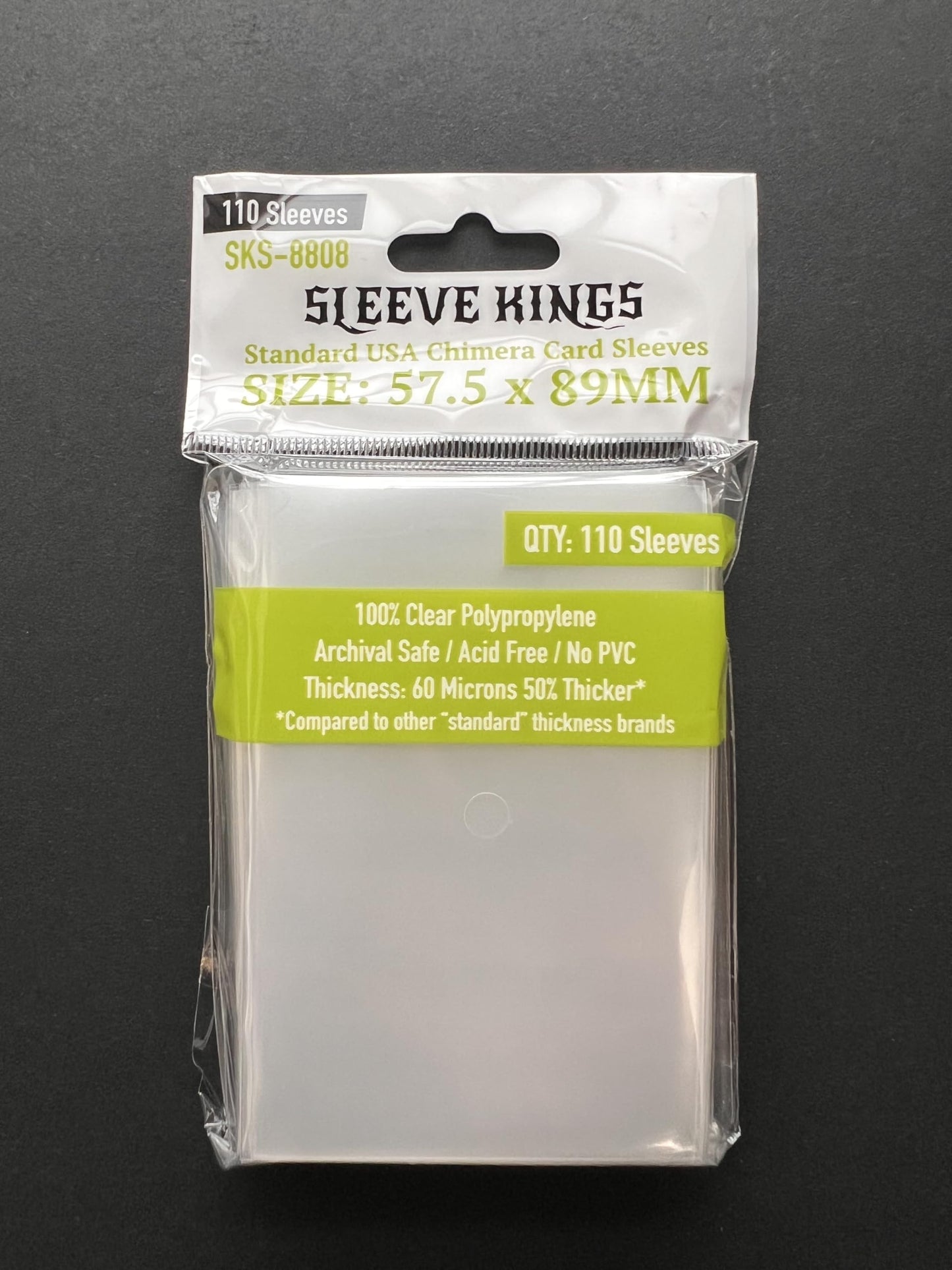 Sleeve Kings Standard Usa Chimera Card Sleeves 57.5 X 89 Mm (10X110 Pack, 1100 Sleeves)