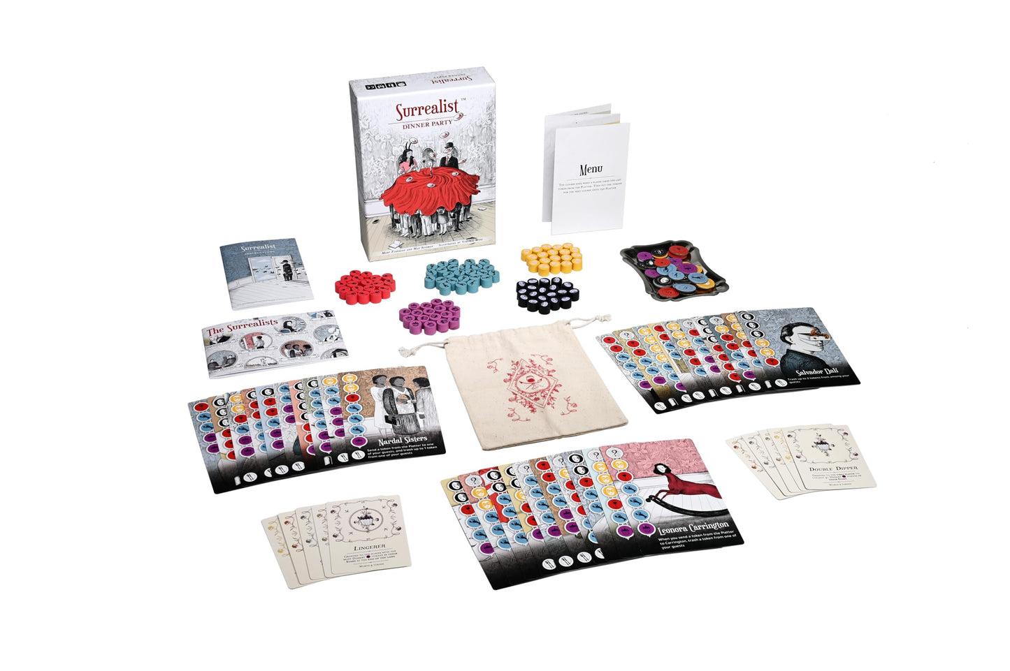 Resonym Surrealist Dinner Party, Whimsical And Strategic Card Game, Ages 13+, 2 To 4 Players, Games