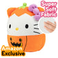 Squishmallows Original 8-Inch Hello Kitty Pumpkin - Official Jazwares Plush - Collectible Soft & Squishy Sanrio Stuffed Animal T