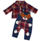 Babeside 2 Pcs Reborn Baby Doll Clothes For 17-22 Inch Dolls, Puppy Style Baby Doll Clothes Outfits, Reborn Doll Accessories For