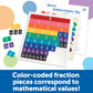 Learning Resources Rainbow Fraction Tiles - 54 Pieces, Ages 6+ Early Math Skills, Visual Aid, Math For Kids, Teacher Supplies