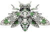 Piececool Metal 3D Puzzles For Adults, Cicada 3D Model Building Kits Insect Themed Animal Fashion Brooch Assembling Diy Crafts Creative Gifts