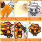 QOUBAI 32 Sets Fall Scarecrow Suncatchers Craft Kit DIY Window Stained Glass Effect Autumn Scarecrow Paper Crafts Home School Cl