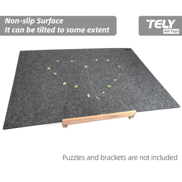 Tely Foldaway Puzzle Board Felt Mat For Up To 2000 Pieces Of Jigsaw Puzzle, Foldable For Easy Storage Puzzles, Portable Puzzle P