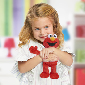 Just Play Elmo Plush Stuffed Animal, 8-inch Sustainable Red Toy for Kids, Model 57563, Ages 18 Months+