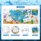 Gatherfun Under The Sea Party Giant Coloring Poster - 31.5X 72 Inches - Versatile Classroom Wall D  Cor & Birthday Activity - Se