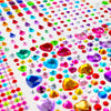 3500pcs Gem Stickers Jewels for Crafts,12 Sheets Rhinestone Stickers for DIY Craft,Stick on Gems Rhinestones for Crafts, Kids Ar