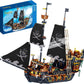 YBLOCK Pirates Ship Building Mini Blocks Set  Pirate Brick Toy Set Building Blocks for Boys 8-14  Gift for Kids & mature-themed Collections Enthusiasts (1328 Pieces)
