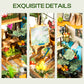 Robotime Diy Miniature House Kit Mini Green House Tiny Dollhouse Wooden Furniture Kit With Led Halloween/Christmas/Birthday Gifts For Adults (Cathy'S Greenhouse)