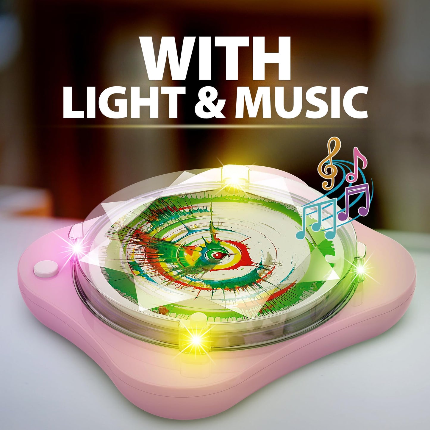 Arts and Crafts for Kids Ages 4-8,Paint Spin Art Machine for Kids,Art Craft Set for 6-9 Year Old,Painting Spinner Toys Kits Set,