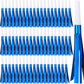 LCPQMZGH 60 Pcs Gold Noise Makers, Metallic Fringed Noise Makers for New Year Party Favor Supplies (Blue)