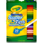 Crayola 20 Ct Super Tips Washable Markers