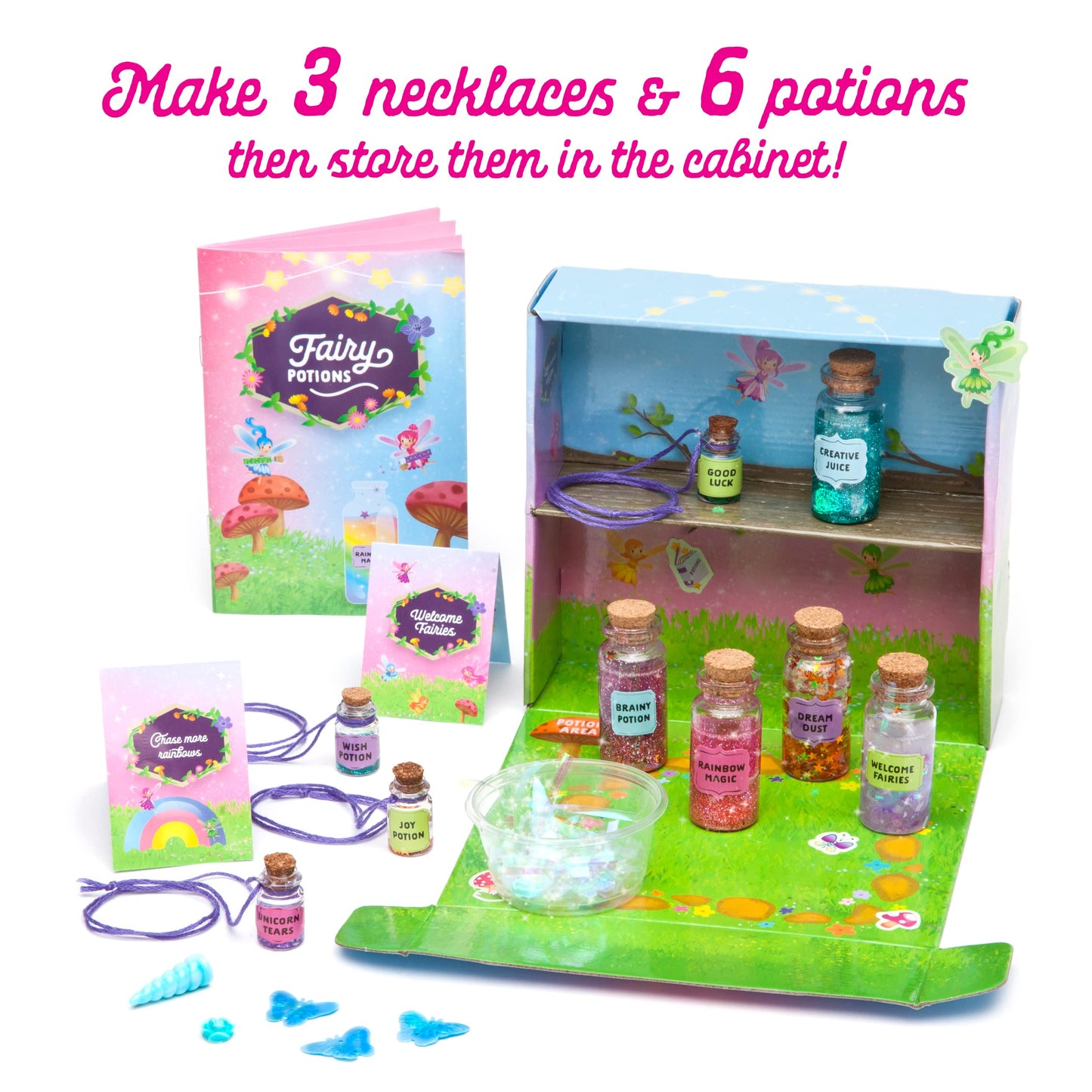Craft-Tastic – Fairy Potions Craft Kit – Make 9 Magical Fairy Potions