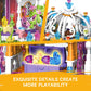 Jiutong Girls Princess Castle Building Set With Led Light,Friends Construction Educational Xmas Gift Toy For Kids Age 6-12 And U
