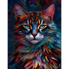 Ingooood Jigsaw Puzzle 1000 Pieces- Cat Series - Colorful cat-2 - Entertainment Toys for mature-themed Special Graduation or Birthday Gift Home Decor