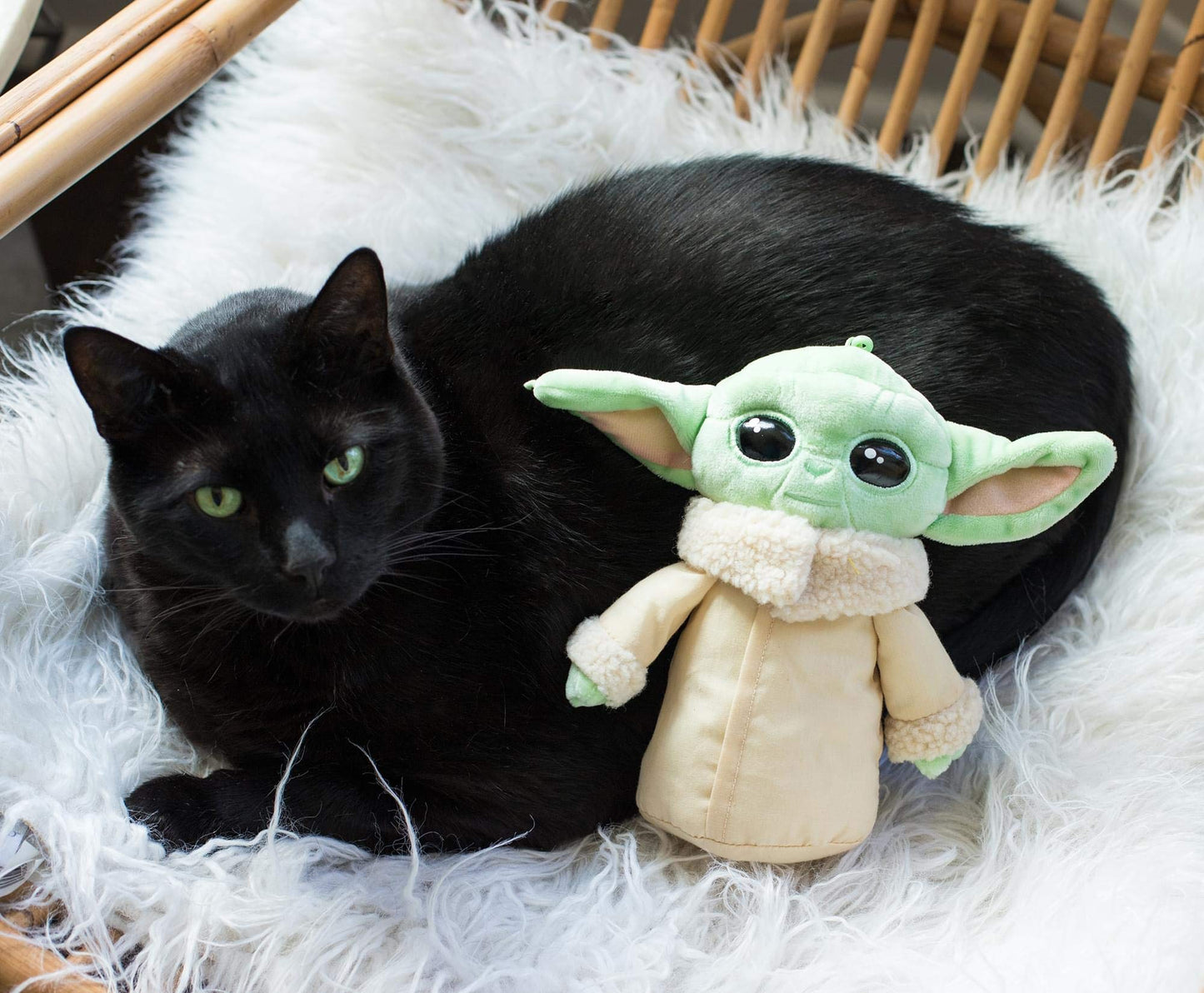Star Wars: The Mandalorian The Child 8-Inch Small Plush Toy With Pocket Zipper | Baby Yoda Plush Clip-On Doll | Super Soft Stuffed Animals Plushie
