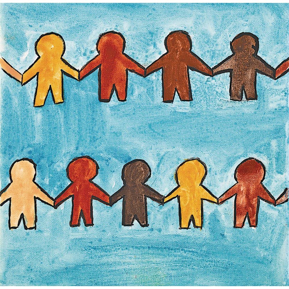 Jack Richeson Mini Tempera Paint Set - 9 Multicultural Colors in Tray, 1 Count