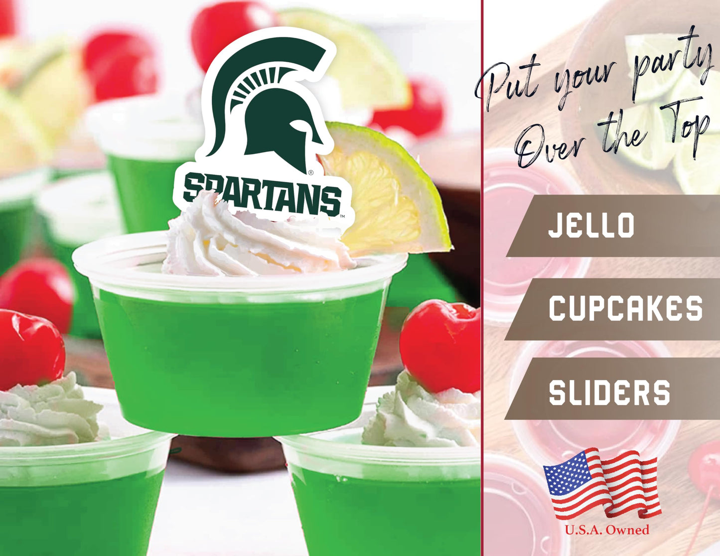 Michigan State Spartans Party Supplies (42 Pieces) Michigan State Graduation, Tailgating And Birthday Party Decorations With Ban