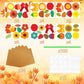 Fancy Land 24 Pcs Fall Crafts for Kids Flower Bouquet DIY Autumn Floral Craft Kit Thanksgiving Gift School Classroom Home Activi