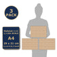 3 Sheets Self-Adhesive Wall Cladding For Dollhouse 1:12 Scale (Creme Colored Bricks 2)