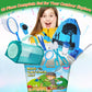 Yopinsand Bug Catcher Kit & Outdoor Explorer Kit For Kids, 11 Pcs Bug Catching Kit With Toy Cage, Backpack, Flashlight, Manifyin