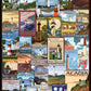 Eurographics Lighthouses Vintage Ads Puzzle (1000 Piece), 6000-0779 , Blue