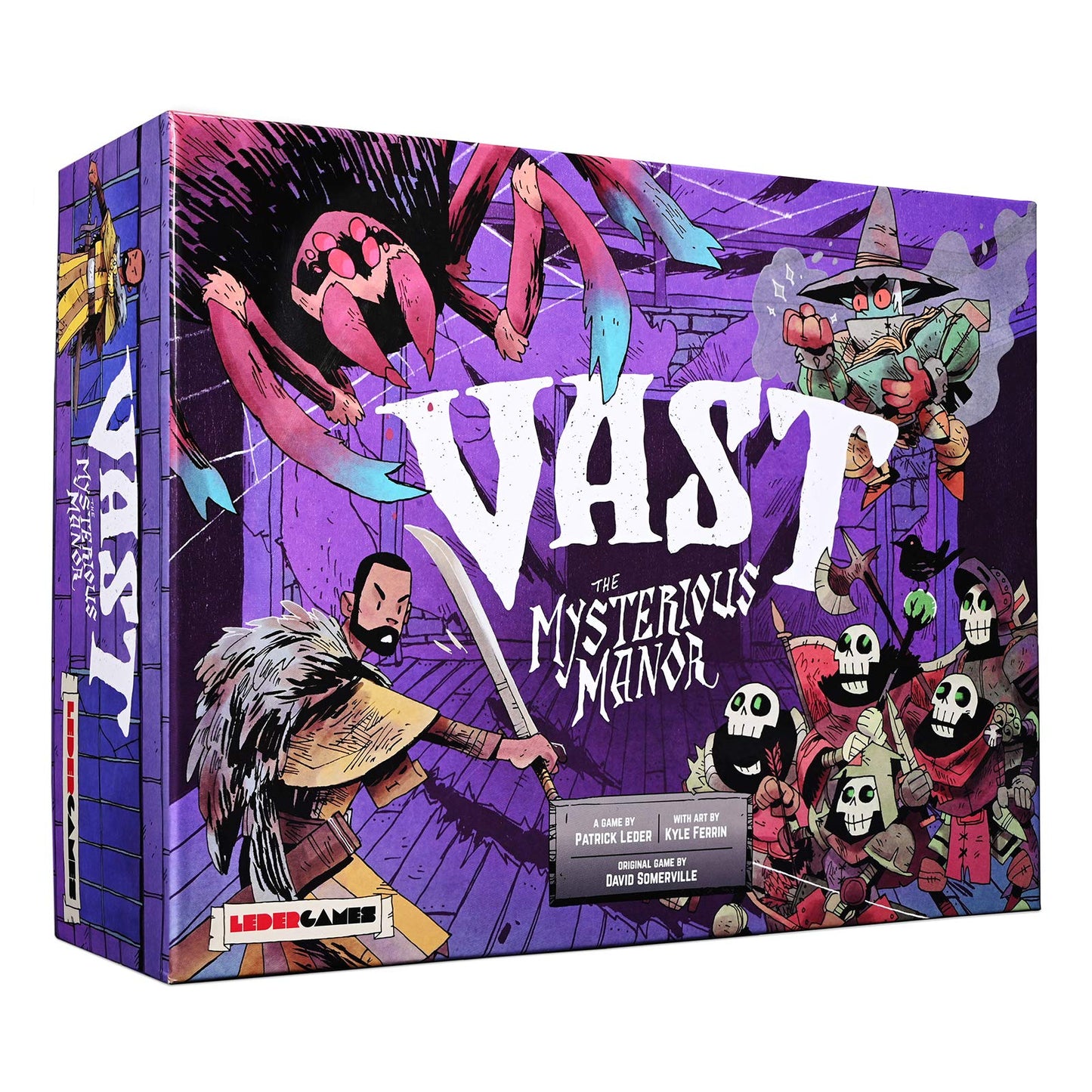 Leder Games Vast: The Mysterious Manor Board Game - Cardboard, Model LED00006