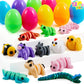 Joyin 12Pcs Prefilled Easter Eggs With 3D Mini Animals, Magic Toy, Easter Basket Stuffers For Boys & Girls, Easter Theme Party F
