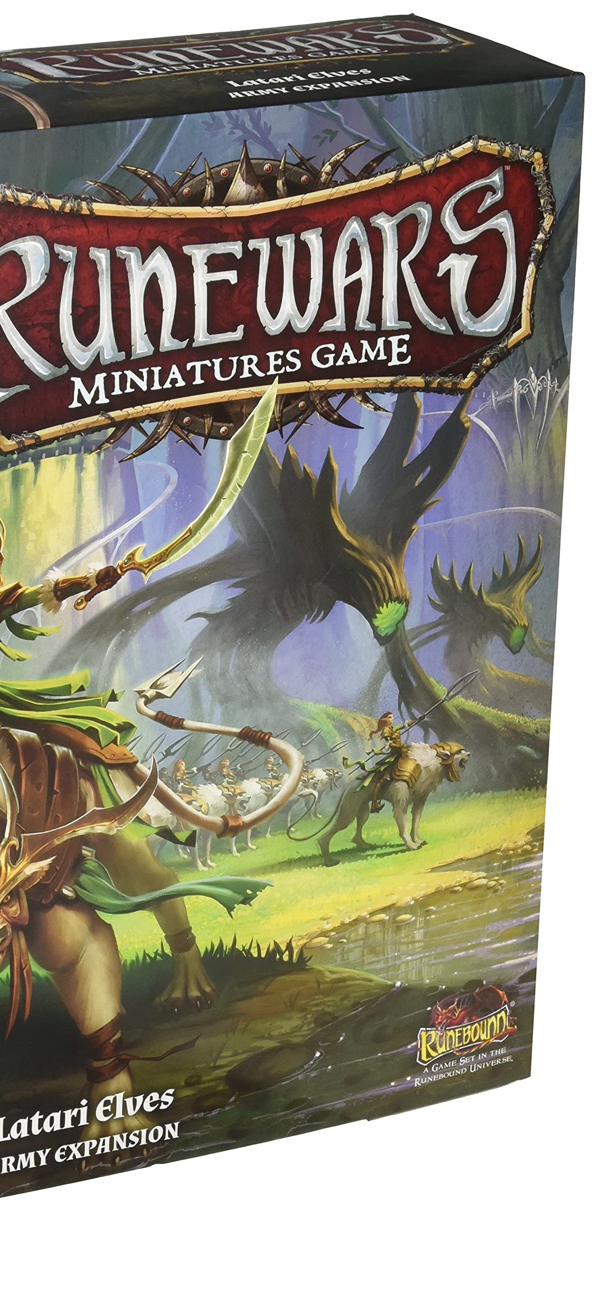 Fantasy Flight Games Runewars Latari Elf Army Expansion Pack - Cardstock, Multicolor, Model RWM14