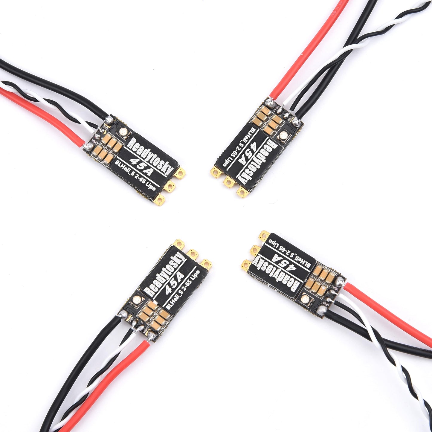 Readytosky 45A Esc 2-6S Brushless Esc Lipo Blheli_S Brushless Electronic Speed Controller 45A Support D-Shot 150/300/600 For Rc