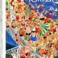 New York Puzzle Company - New Yorker Beachgoing - 1000 Piece Jigsaw Puzzle