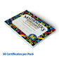 Hayes Mathematic Achievement Certificate, 8.5'' X 11'', Pack Of 30