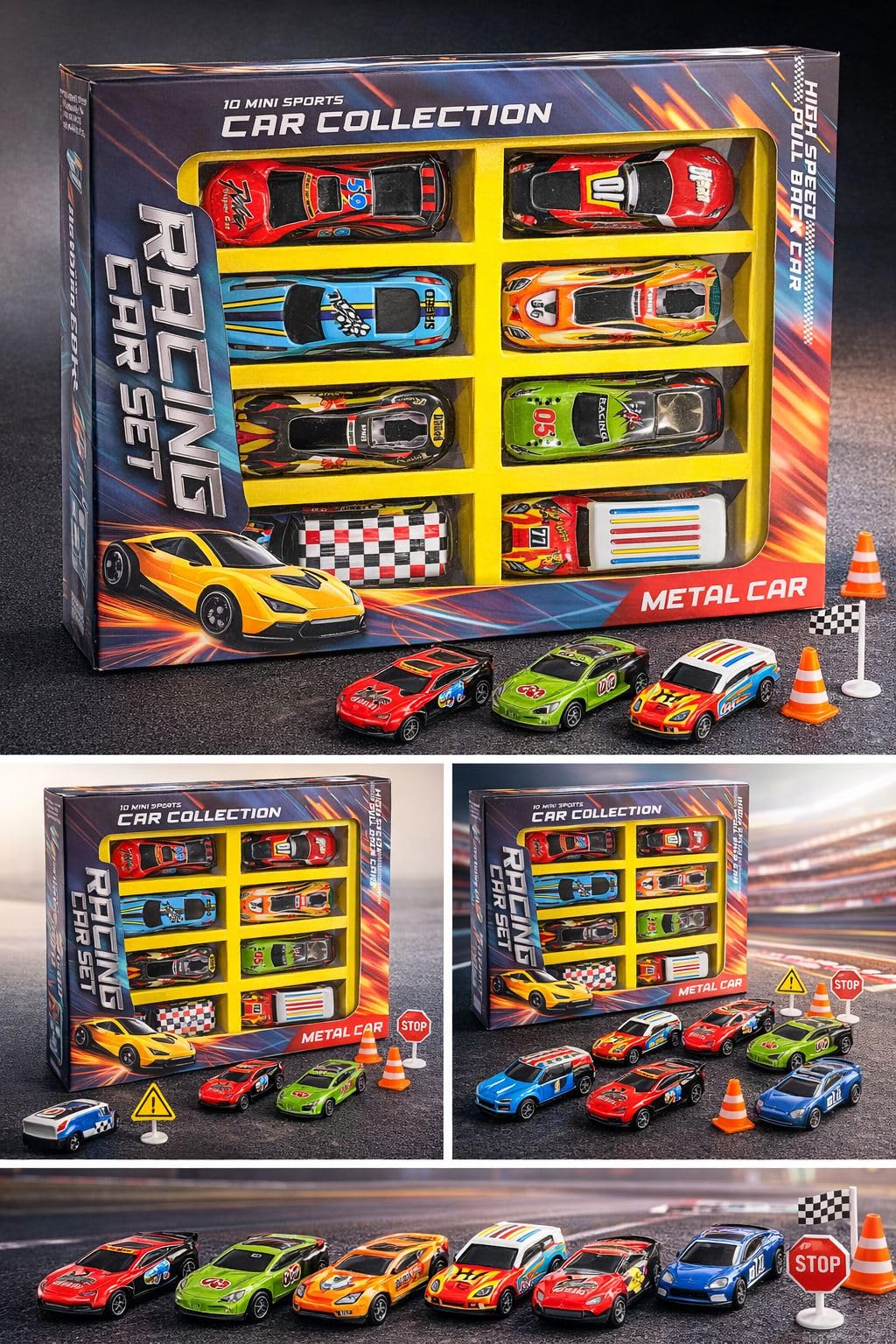Cable World 3D Car With 360 Degree Rotation, Gear Simulation Mechanical Car, Sound & Light Toys For Kids Boys & Girls (Multi Col