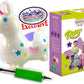 Matty's Toy Stop Gymnic Rody Magical Unicorn Bounce & Ride, Large Inflatable, Vinyl, Multi-Color with Pump Included