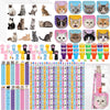 PerKoop 168 Pcs Cat Party Favors Set Cat Pencil Mini Notebook Sticker Stamp Stationery Cat Themed Party Favor for Kitten Animal 