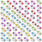 Skylety 100 Pcs Bike Fidget Chain Toy Bulk Chain Key Ring Fidget Flippy Toys for ADHD Stress Relief Finger Toys Flippy Key for A