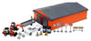 NewRay Kubota Construction Vehicle Playset w/ Shed - Multicolor, Model SS-33223, Wood Material