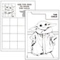 Star War Mandalorian & Baby Yoda Coloring & Activty Book Set - x2